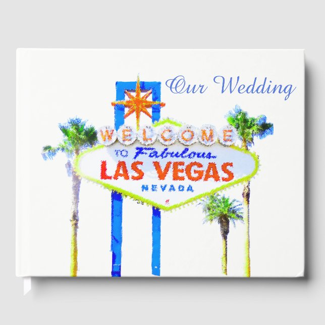 Libro De Visitas Boda de Las Vegas (Anverso)