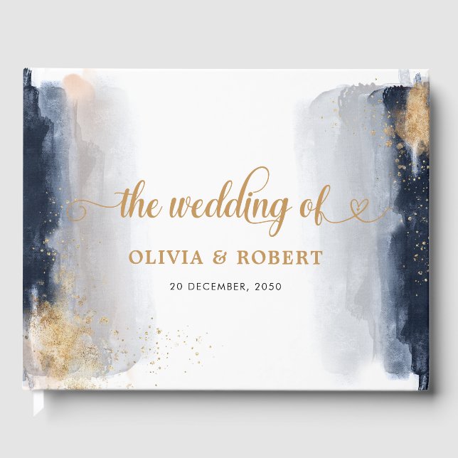 Libro De Visitas Boda de Marina y Oro (Anverso)