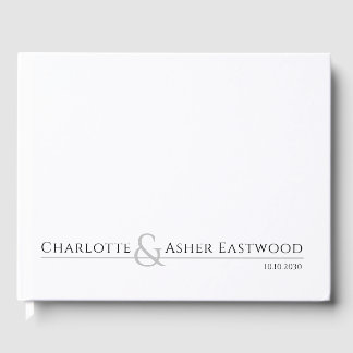Libro De Visitas Boda de Pareja Personalizada