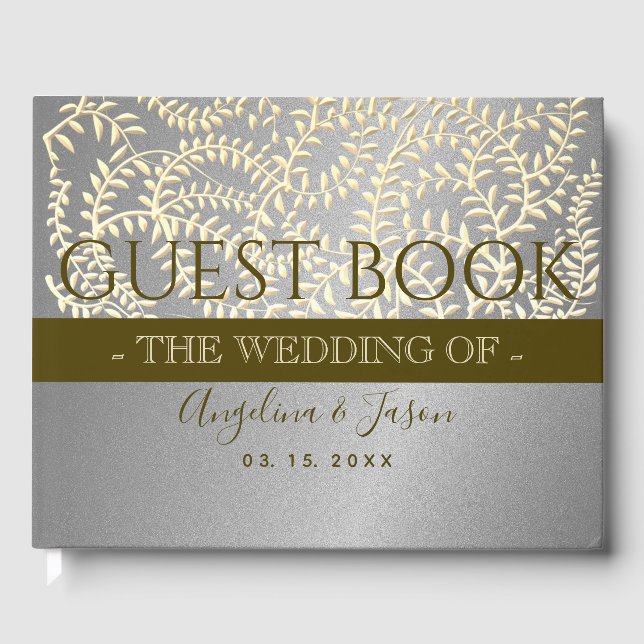Libro De Visitas Boda de Plata y Oro (Anverso)