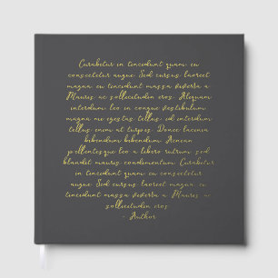 Libro De Visitas Boda de poema de citas personalizadas promete