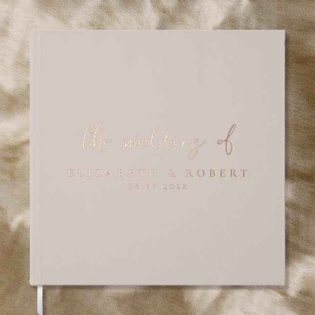 Libro De Visitas Boda de Relieve metalizado dorado de guiones Rosa  (Subido por el creador)