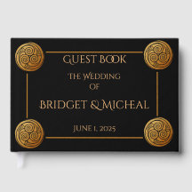 Boda de remolino de nudo celta triple