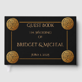 Libro De Visitas Boda de remolino de nudo celta triple