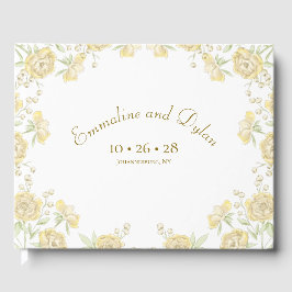 Libro De Visitas Boda de Rosa Amarilla