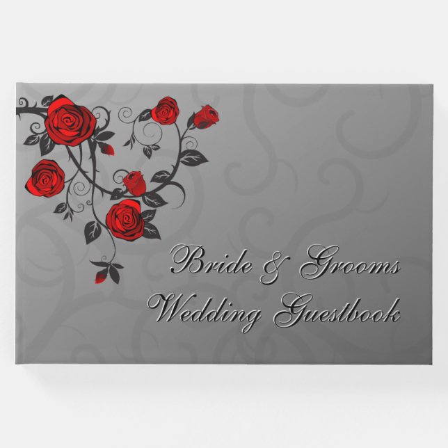 Libro De Visitas Boda de Rosas encantados (Anverso)