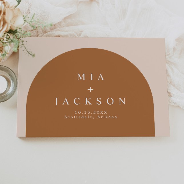 Libro De Visitas Boda de Terracota Bohemio Arqueado por el MIA (Subido por el creador)