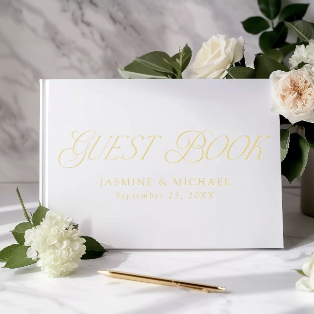 Libro De Visitas Boda de Tipografía Elegante Moderna (Subido por el creador)