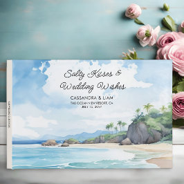 Libro De Visitas Boda de título de Personalizado de escenas de colo