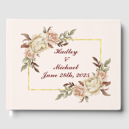 Libro De Visitas Boda de tonos de agua