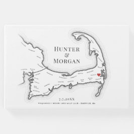 Libro De Visitas Boda de Wequassett Resort Cape Cod