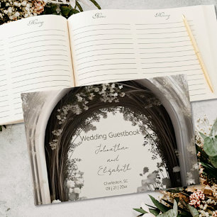 Libro De Visitas Boda del Arco Botánico Romántico Boho