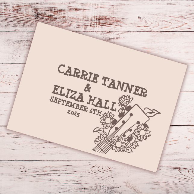 Libro De Visitas boda del Canyon Rock Boho de los años 70 (Subido por el creador)