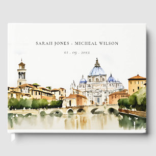Libro De Visitas Boda del paisaje acuático de la Ciudad del Vatican