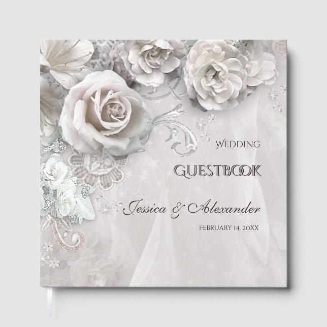 Libro De Visitas Boda elegante (Anverso)
