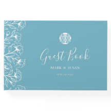 Boda elegante chino de la felicidad doble