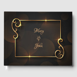 Libro De Visitas Boda elegante de lujo