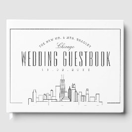 Libro De Visitas Boda En Chicago | Esquina moderna de Deco