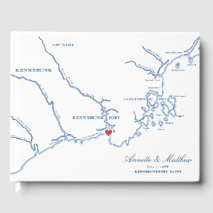 Libro De Visitas Boda en Kennebunkport Maine
