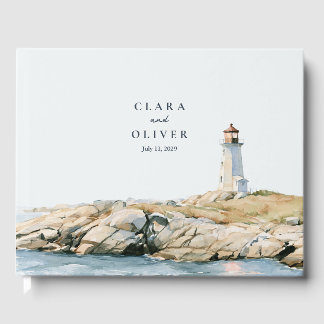 Libro De Visitas Boda en la cabaña del farero de Nueva Escocia
