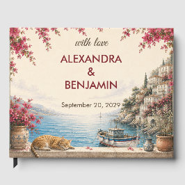 Libro De Visitas Boda en la Costa Amalfitana | Mediterráneo Románti