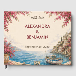 Libro De Visitas Boda en la Costa Amalfitana | Mediterráneo Románti