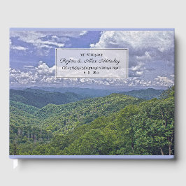 Libro De Visitas Boda en las Grandes Montañas Humeantes Nombre del