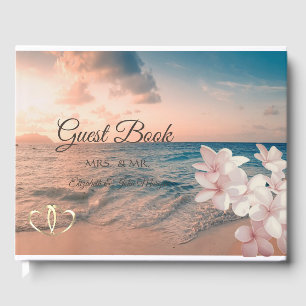 Libro De Visitas Boda en Sunset Beach, Plumeria