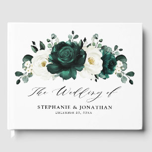 Libro De Visitas Boda floral blanca Eucalyptus