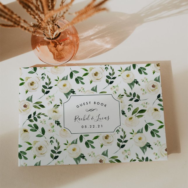 Libro De Visitas Boda floral de Alabaster (Subido por el creador)