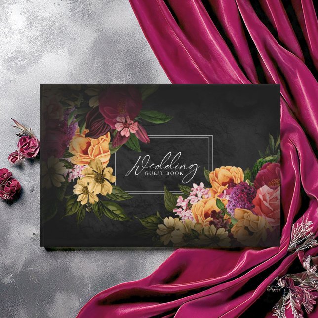 Libro De Visitas Boda floral de las noches de Sultry ID829 (Subido por el creador)
