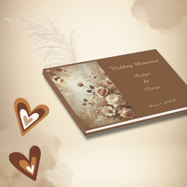 Libro De Visitas Boda floral romántico