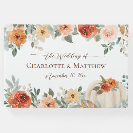 Libro De Visitas Boda floral Rustic Boho Fall