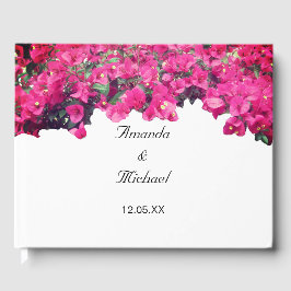 Libro De Visitas Boda Floral Tropical