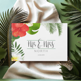 Libro De Visitas Boda floral tropical ID475