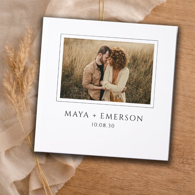 Libro De Visitas Boda Foto Boho Rústica (Subido por el creador)