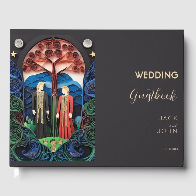 Libro De Visitas Boda gay (Anverso)