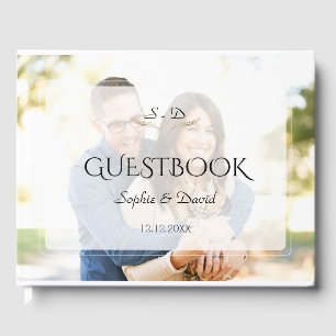 Libro De Visitas Boda geométrico de fotografía caprichoso