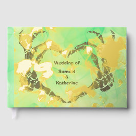 Libro De Visitas Boda Gótico Romántico Skeleton Hand Halloween