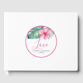 Libro De Visitas Boda invitado Floral