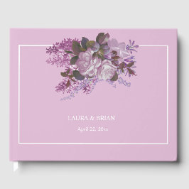 Libro De Visitas Boda Lavender rosa