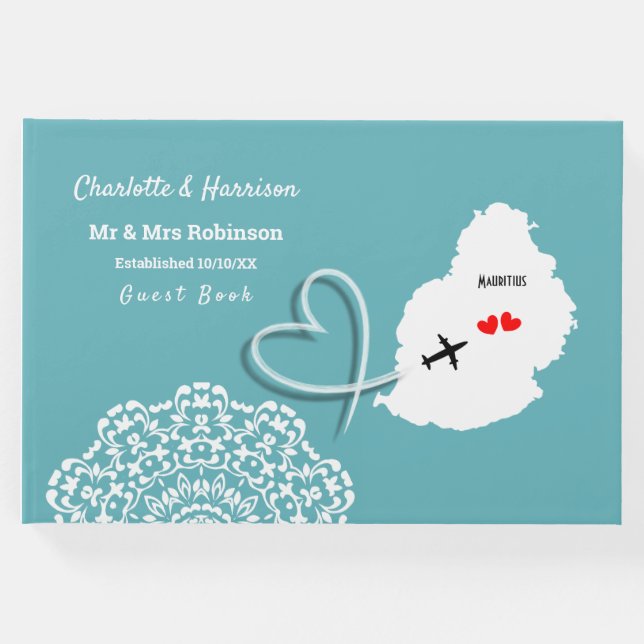 Libro De Visitas Boda Mauricio de destino (Anverso)