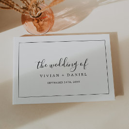 Libro De Visitas Boda minimalista