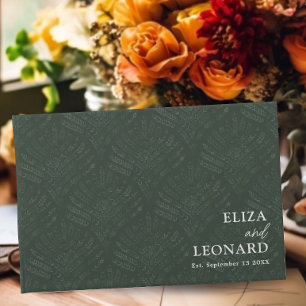 Libro De Visitas Boda Minimalista moderno de Bohemia Evergreen