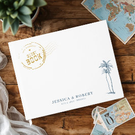 Libro De Visitas Boda moderna de destino