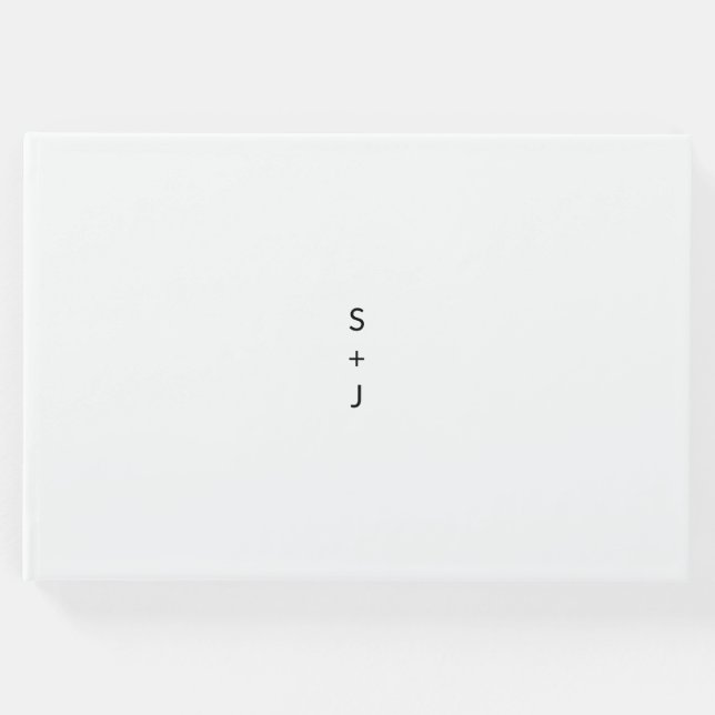 Libro De Visitas Boda moderno (Anverso)