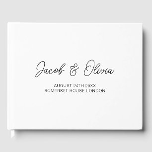 Libro De Visitas Boda moderno personalizado