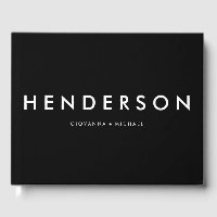 Boda negro minimalista