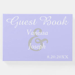 Libro De Visitas Boda Periwinkle