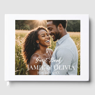 Libro De Visitas Boda personalizada - agregar foto y fecha